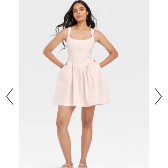 a new day Dresses & Skirts - A New Day Light Pink corset Mini Dress xs nwt